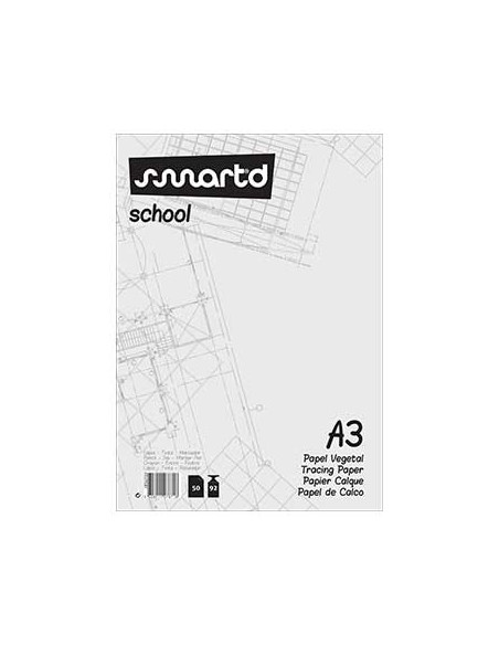 Papel Vegetal A3 92gr 50 Folhas