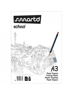 Papel Vegetal Esquico A3 38gr 50 Folhas