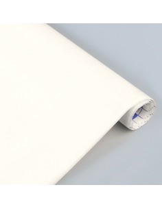 Papel Veludo Adesivo 0.45x1mts Rolo Branco