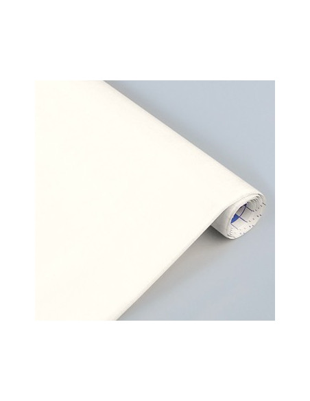 Papel Veludo Adesivo 0.45x1mts Rolo Branco