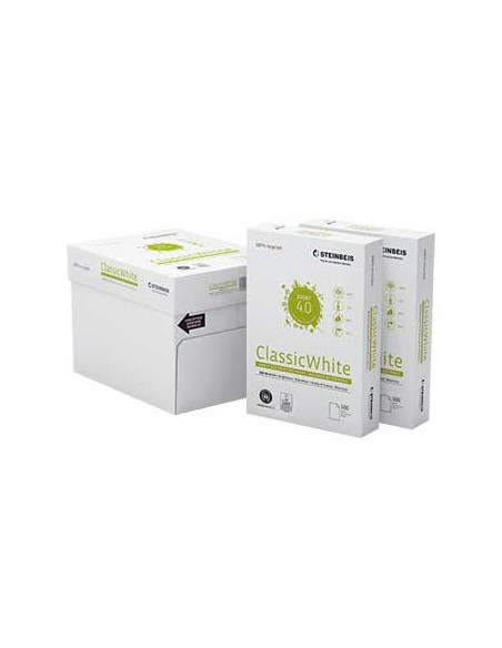 Papel Fotocopia A4 80gr Reciclado Steinbeis Papier 5x500Fls