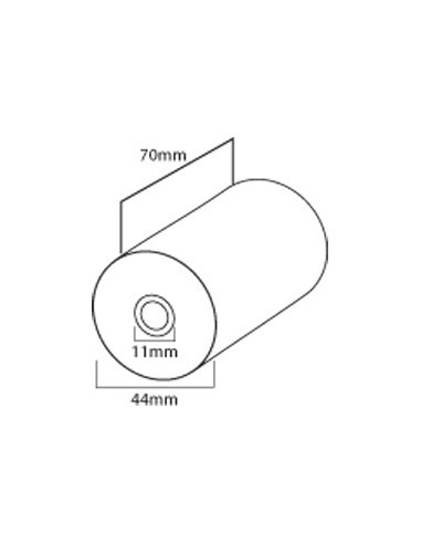 Rolos Papel Autocopiativo 44X70X11 Pack10