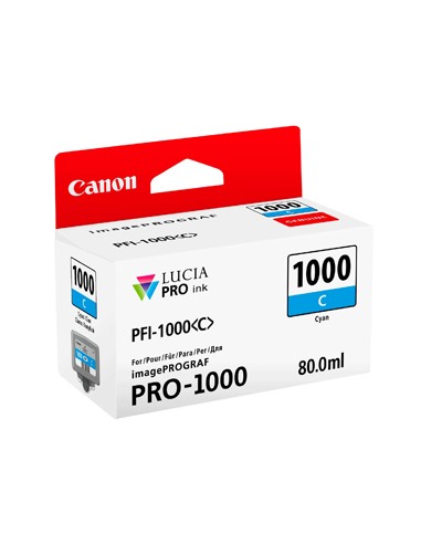 Tinteiro IPF Pro 1000 PFI1000C Cyan