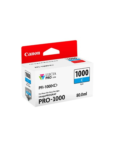Tinteiro IPF Pro 1000 PFI1000C Cyan
