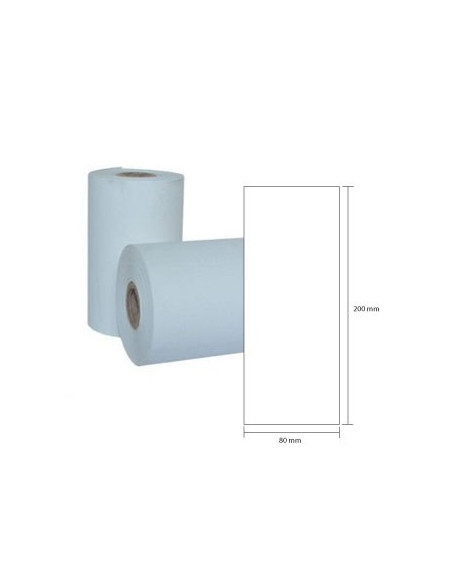 Rolo Papel Termico 80x200x40  (58gr) - 1un