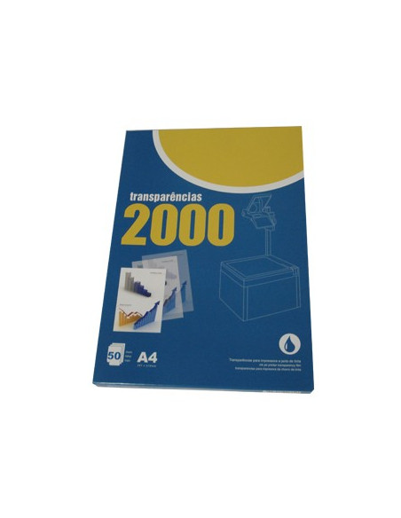 Transparencias  Inkjet A4 50fls c/Tira Removível no topo