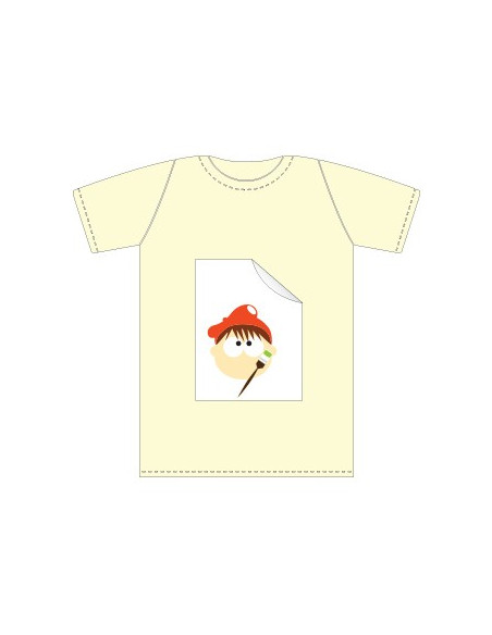 T-Shirt Transfer InkJet A4 Tecidos Claros (4234) 10 Folhas