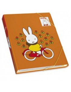 Capa A4 4 Argolas L/E C/Rec+Ind Miffy