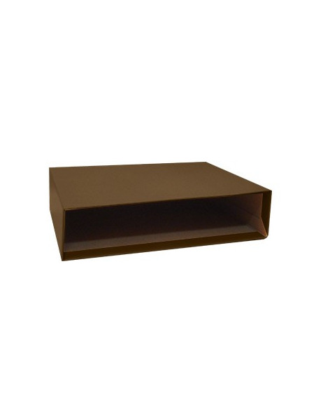 Caixa Cartao Micro p/Pasta Arquivo 200AC 350x290 L80 Castanh