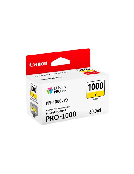Tinteiro IPF Pro 1000 PFI1000Y Amarelo