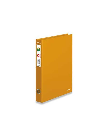 Pasta Arquivo Cor Lisa Ambar L/E Din Amarelo