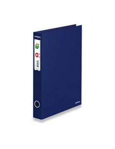 Pasta Arquivo Cor Lisa Ambar L/E Din Azul