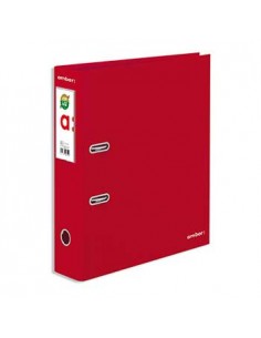 Pasta Arquivo Cor Lisa Ambar L/L Din Vermelho