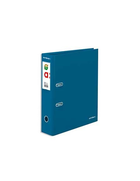 Pasta Arquivo Cor Lisa Ambar L/L Din Azul Petroleo