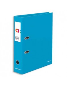 Pasta Arquivo Ambar School L/L Azul Turquesa