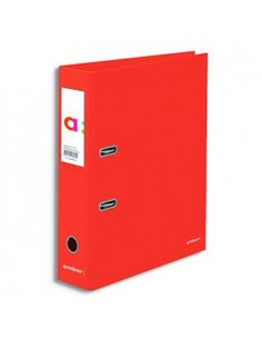 Pasta Arquivo Ambar School L/L Vermelho Claro