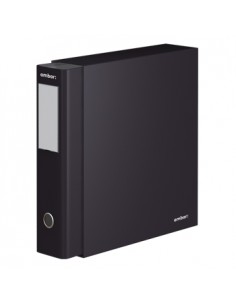 Pasta Arquivo+Cx Ambar L/L Din Preto