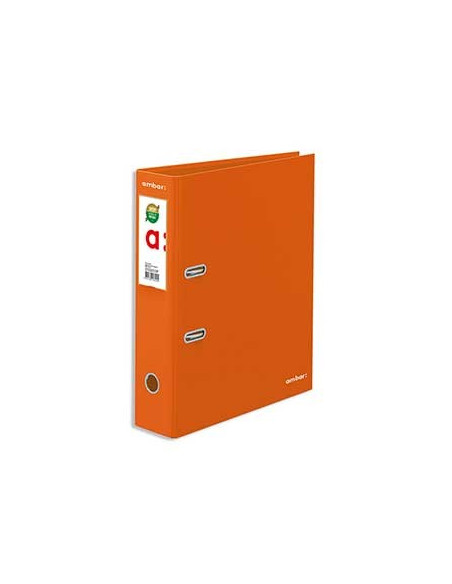 Pasta Arquivo Cor Lisa Ambar L/L Din Laranja