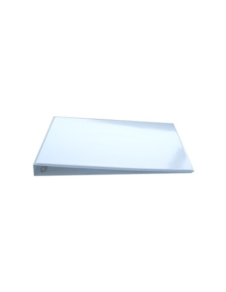 Pasta Arquivo Plast 4 Argolas com mola L30 A3 Branco (430A)