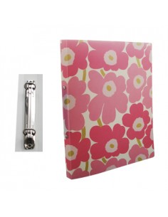 Pasta Arquivo Marimekko 2 Argolas R 13mm L20mm Rosa 1un