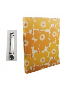 Pasta Arquivo Marimekko 2 Argolas R 13mm L20mm Amarelo 1un