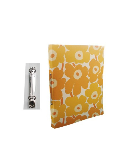 Pasta Arquivo Marimekko 2 Argolas R 13mm L20mm Amarelo 1un