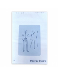 Bloco Papel Conferencia 65x90cm 50Folhas 70gr