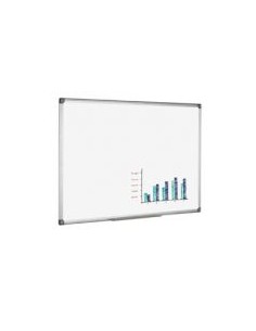 Quadro Branco 60x90cm Lacado Magnetico Moldura Aluminio