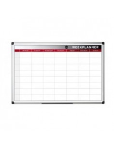 Quadro Branco 60x45cm Magnetico c/Plano Semanal