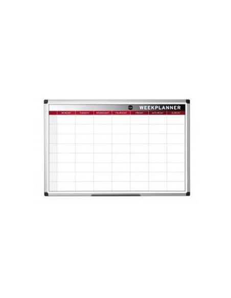 Quadro Branco 60x45cm Magnetico c/Plano Semanal
