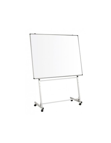 Suporte para quadro 200X120cm Branco com Rodas Cinza Claro