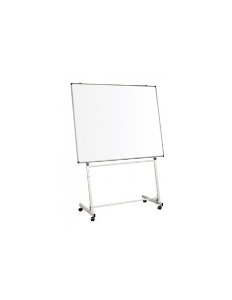 Suporte para quadro 200X120cm Branco com Rodas Cinza Claro