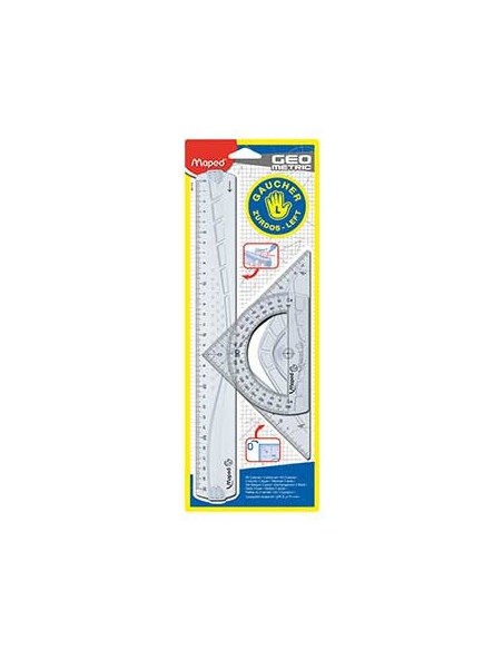Conjunto Desenho 3 Pecas Maped p/Esquerdinos