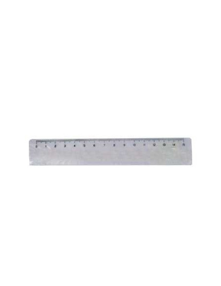 Regua Plastico 15cm - 1un