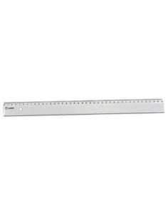 Regua Plastico Inquebravel Ramirex 40cm Cx.25