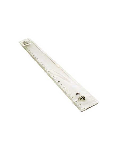 Regua Plastico Cristal Smart Office 30cm -1 un