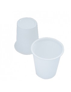 Copo Café Plástico 100ml Branco 50un