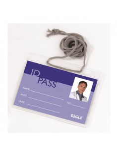 Porta Nomes Horizontal com Fio 115x85mm Eagle Pack 12un