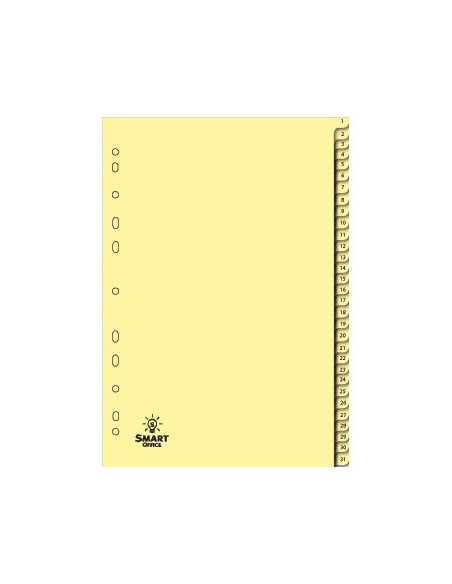 Separadores A4 Cartolina Numerados (1 a 31)