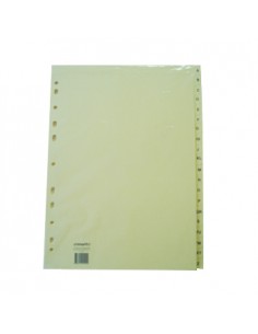Separadores A4 Cartolina (180gr) Indice A-Z