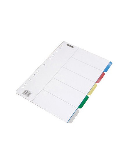 Separadores A4 Plastico 10Un Cores Sortidas