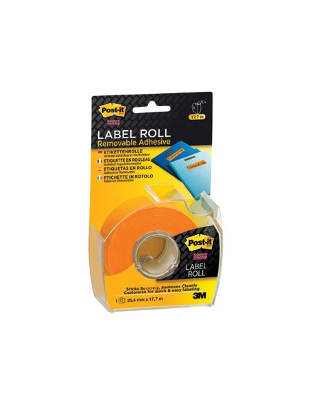 Etiqueta adesiva em rolo Post-it Super Sticky Laranja