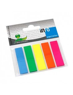 Sinalizadores (Film) PageMarker 5x12x50mm 5 cores 125 Folhas