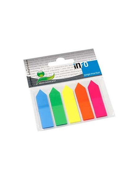 Sinalizadores (Film) Setas 5x12x50mm 5 cores 125 Folhas
