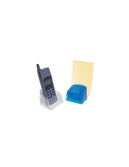 Porta Papeis e Telemovel - Branco Transparente