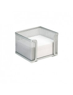 Porta Blocos de notas em rede metálica Prata