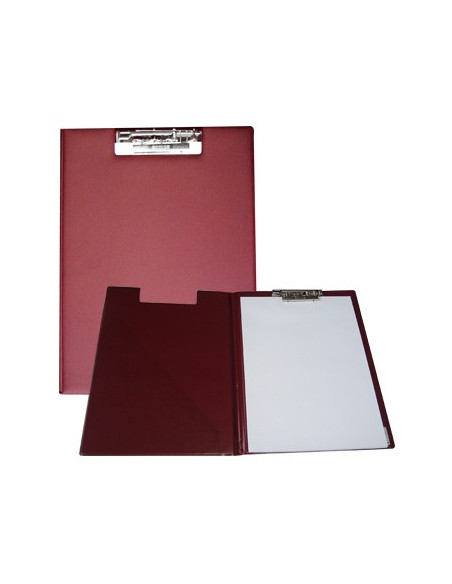 Clip Board Plastico c/Capa e Bolsa Interior Roma 255