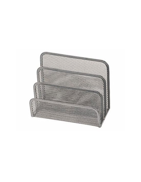 Suporte para Cartas em Rede metálica Prata
