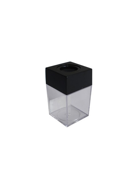 Porta Clips Preto Magnetico Quadrado 1un