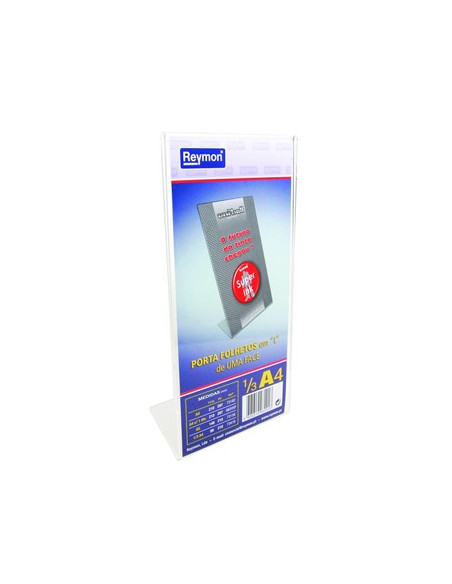 Expositor Porta Folhetos Acrilico 1/3 Largura 10cm (RI98201)